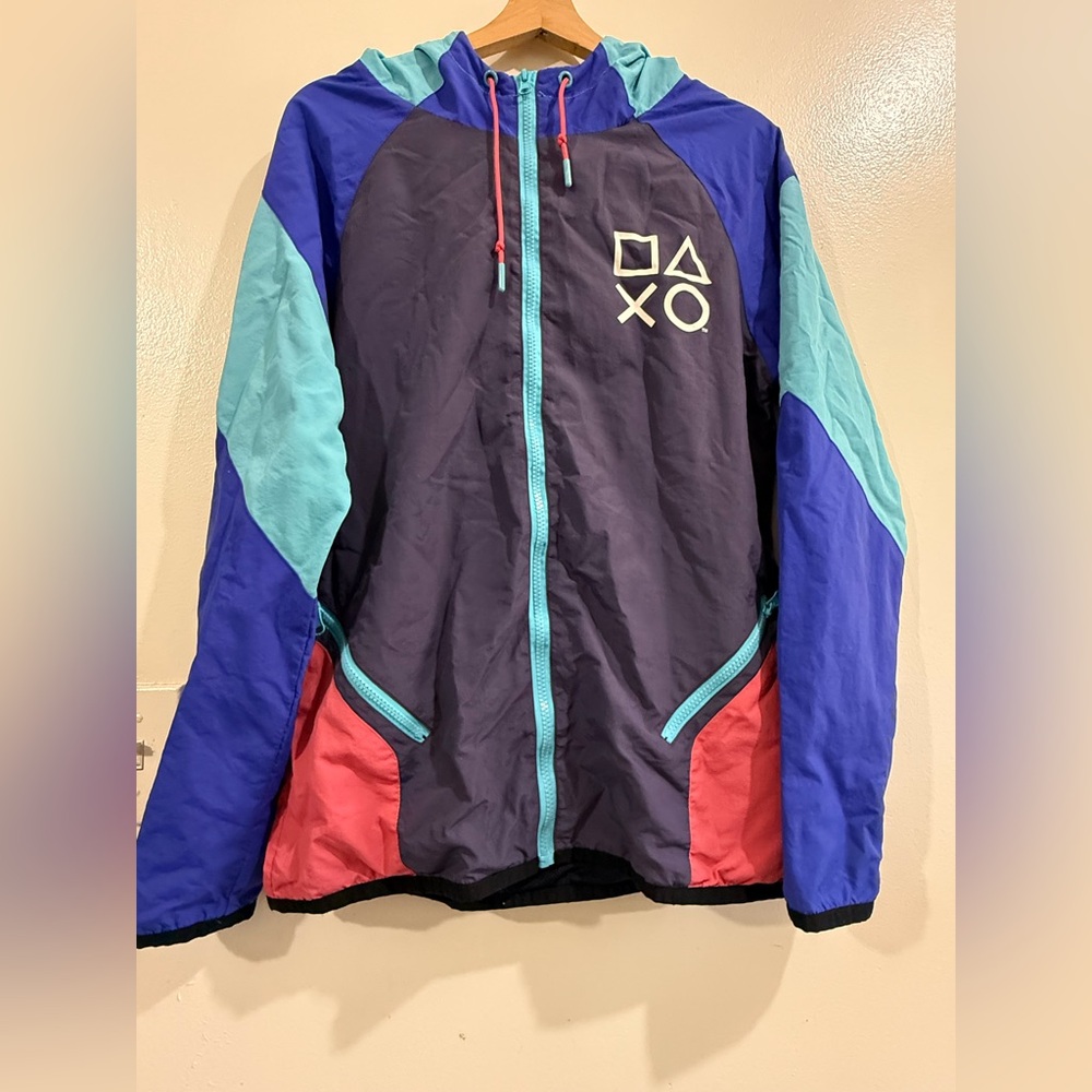 Sony PlayStation Navy & Black Logo Jacket Label - Picture 5 of 7